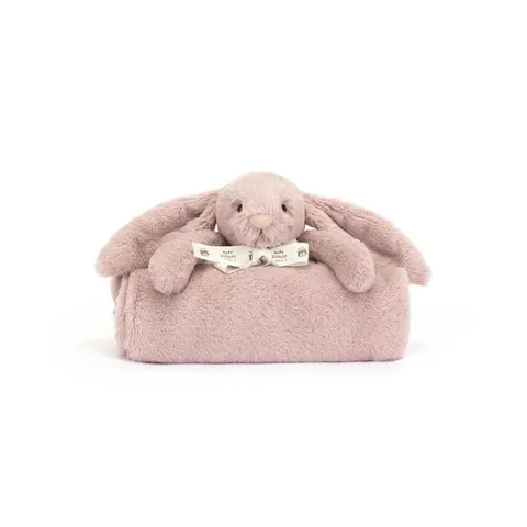Króliczek LUX Kocyk Pudrowy Róż 70 cm 0 m+ Jellycat BLNK4ROS