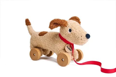 Piesek na kółkach do ciągnięcia - Dudley 3 lata+ ThreadBear Design