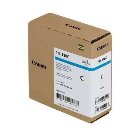 Tusz Canon PFI-110 C cyan - błękitny | CF2365C001AA | ORYGINALNY