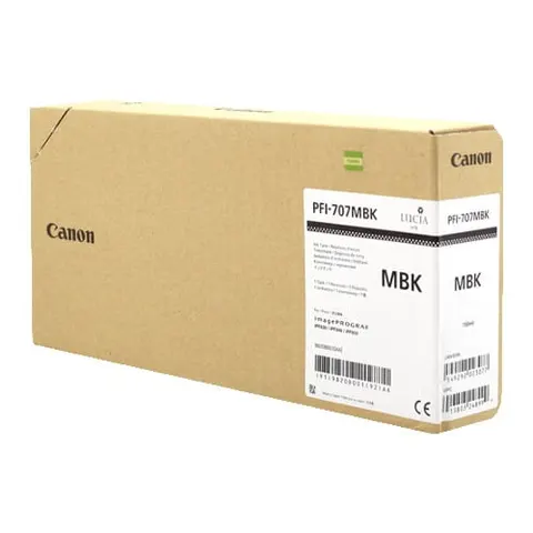 Tusz Canon PFI-707 MBK | matte black - czarny matowy | CF9820B001AA | ORYGINALNY