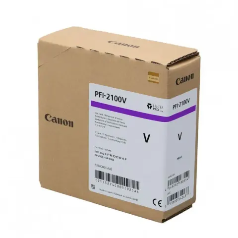 Tusz Canon PFI-2100 V | violet - fioletowy | 5274C001AA | ORYGINALNY