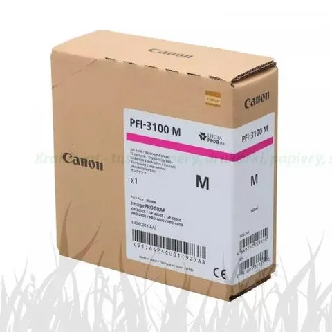 Tusz Canon PFI-3100 M | magenta - karmazynowy | CF6424C001AA | ORYGINALNY