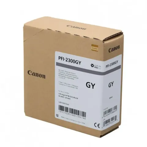 Tusz Canon PFI-2300 GY | grey - szary | 5281C001AA | ORYGINALNY