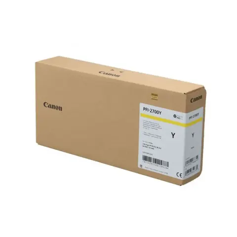 Tusz Canon PFI-2700 Y | yellow - żółty | 5291C001AA | ORYGINALNY