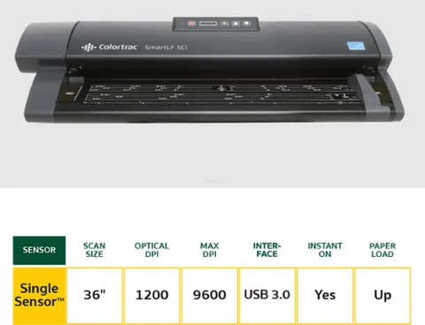Colortrac SmartLF SCi 36e skaner wielkoformatowy 914 mm 36"