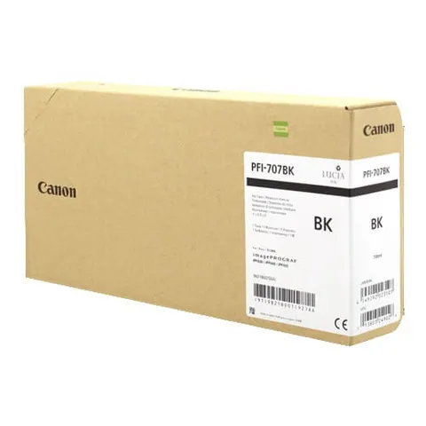 Tusz Canon PFI-707 BK | black - czarny | CF9821B001AA | ORYGINALNY