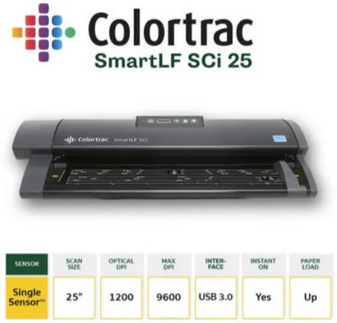 Colortrac SmartLF SCi 25e skaner wielkoformatowy 635 mm 25"