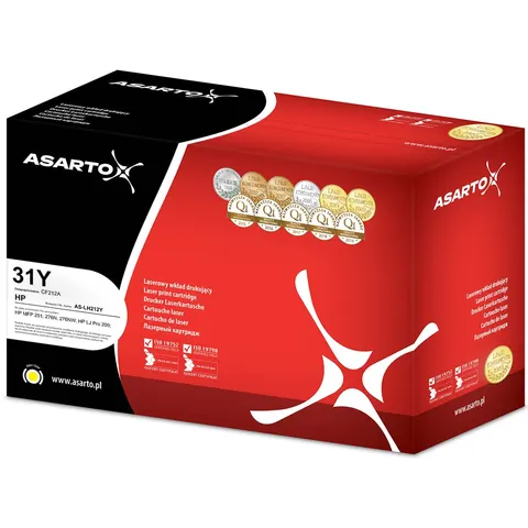 EOL Toner Asarto AS-LH212Y do HP 31Y | CF212A | 1800 str. | yellow