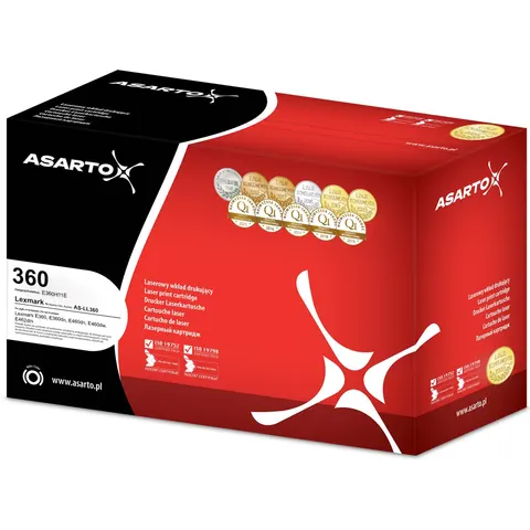 Toner Asarto AS-LL360 do Lexmark 360 | E360H11E | 9000 str. | black