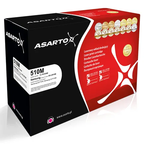 EOL Toner Asarto AS-LS510M do Samsung 510M | CL-P510D5M | 5000 str. | magenta
