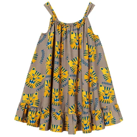 Sukienka Bow Dress BROWN TIGERS