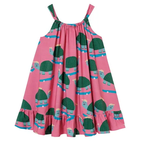 Sukienka Bow Dress PINK TURTLES