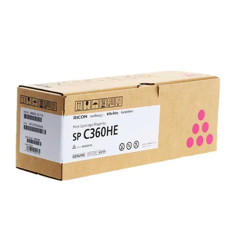 Toner Ricoh 408186 do SP C360DNw | 5 000 str. | magenta