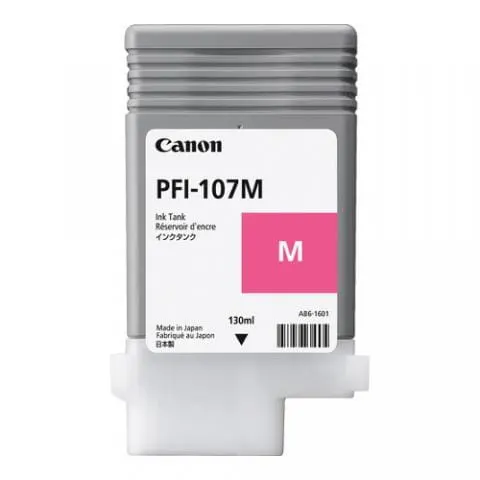 Tusz Canon PFI-107 M | magenta - karmazynowy | CF6707B001AA | ORYGINALNY