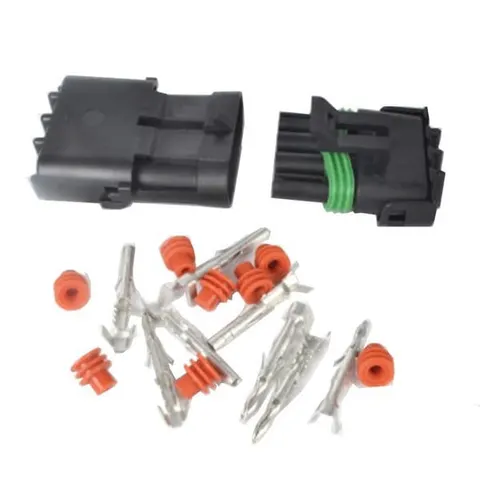 Złącze Weatherpack 4-PIN komplet - złącze samochodowe
