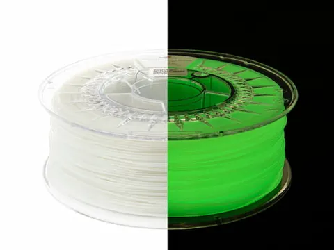 Filament PLA Glow in the Dark Spectrum 1.75mm Yellow-Green 1kg