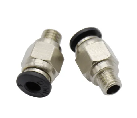 BOWDEN Złącze M6 4mm na filament 1.75mm przelotowy
