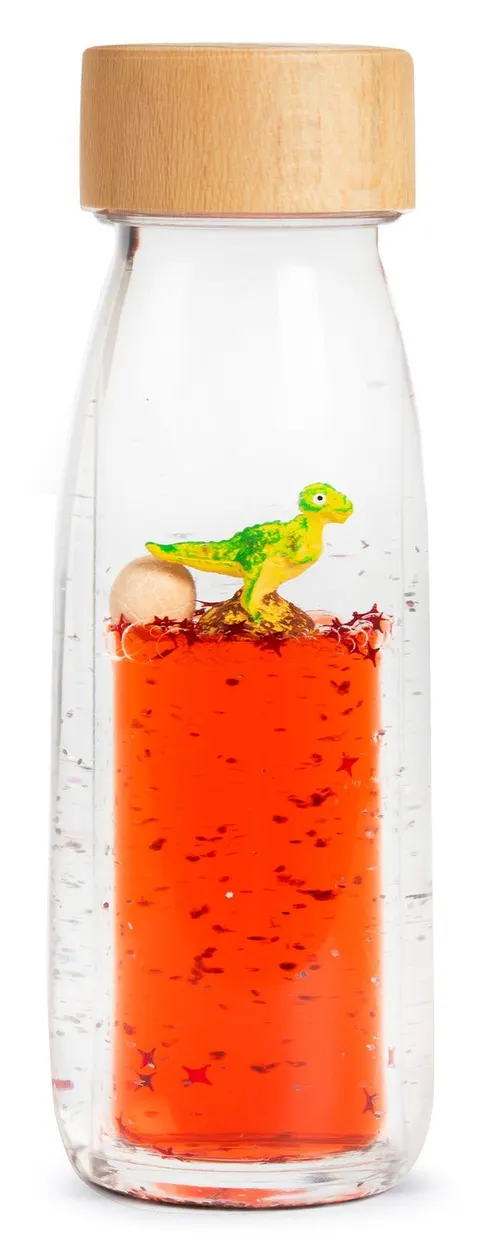 Butelka sensoryczna dwufazowa MOVE T-Rex 3 m+ Petit Boum 85778