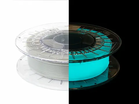 Filament PLA Glow in the Dark Spectrum 1.75mm Blue 0.5kg