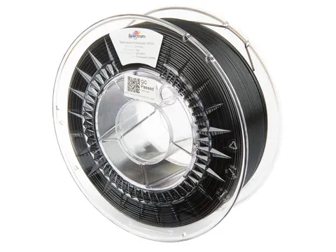 Filament PET-G Spectrum 1.75mm Transparent Black 1kg
