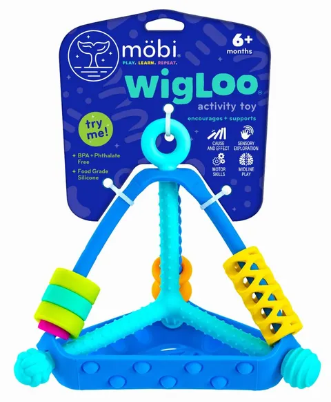 Wigloo Piramidka Zabawka sensoryczna 6 m+ Mobi WIG1