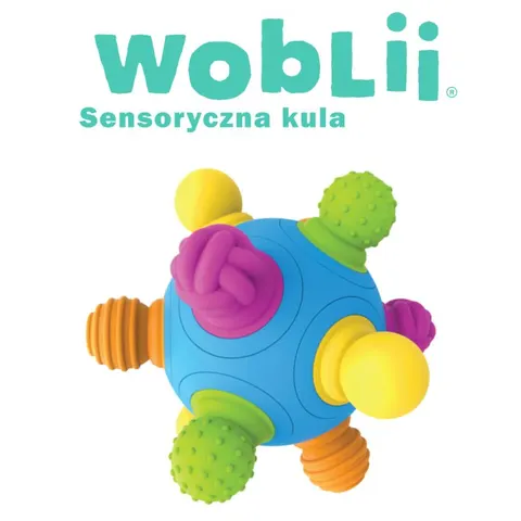 Woblii Kula Zabawka sensoryczna 3 m+ Mobi WOB1