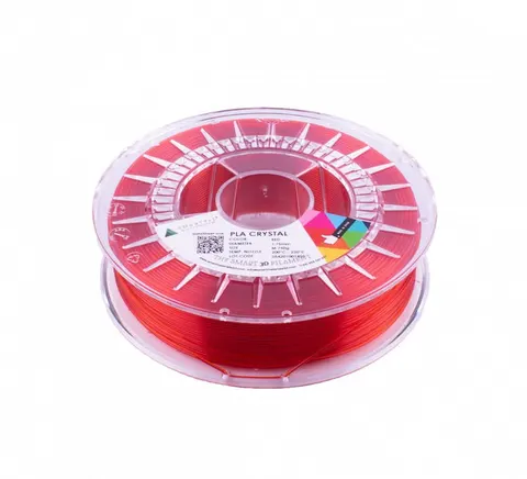 Filament Smartfil PLA Crystal 1.75mm Red 0.75kg