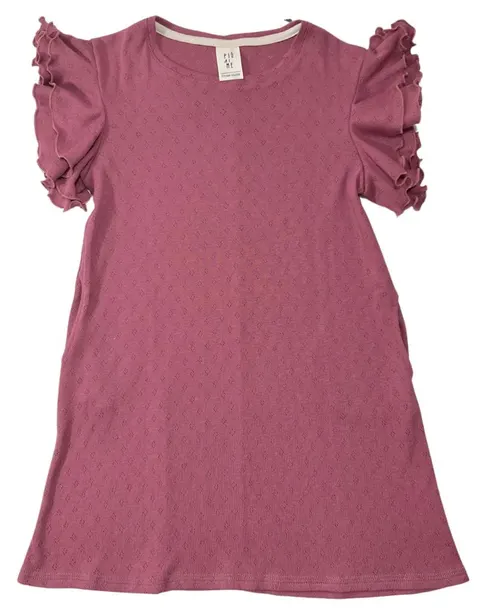 Sukienka 009-25 LUNA DRESS OPENWORK - RED PEPPER