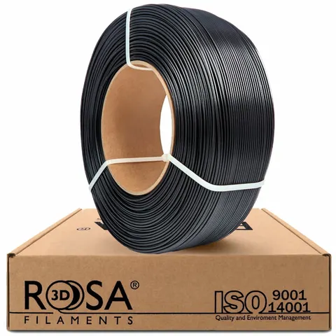 Filament ReFill PET-G Standard HS ROSA 3D 1.75mm Black 1kg