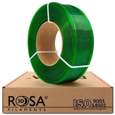 Filament ReFill PET-G Standard HS ROSA 3D 1.75mm Light Green Tr. 1kg