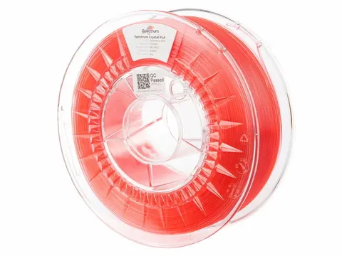 Filament PLA Crystal Spectrum 1.75mm Raspberry Red 1kg