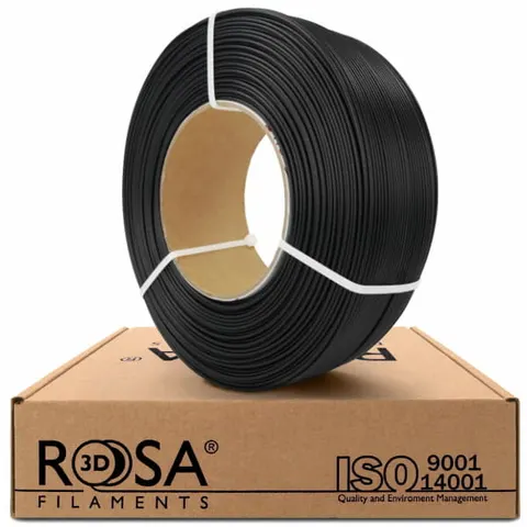 Filament ReFill PLA CarbonLook ROSA 3D 1.75mm Black 1kg
