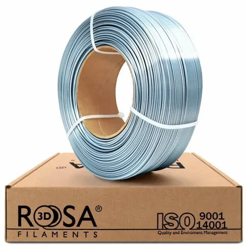 Filament ReFill PLA-Silk ROSA 3D 1.75mm Silver 1kg