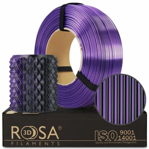 Filament ReFill PLA Magic Silk ROSA 3D 1.75mm Mistic Violet 1kg
