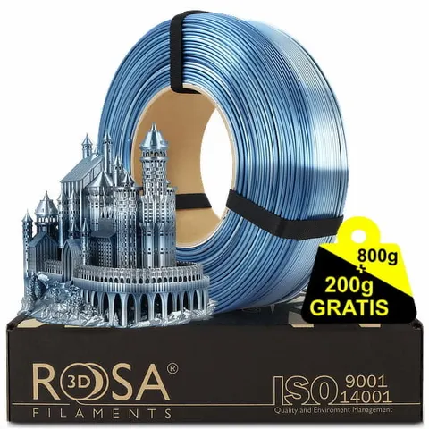 Filament ReFill PLA Multicolour ROSA 3D 1.75mm Pacific 1kg