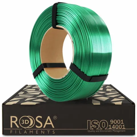 Filament ReFill PLA-Silk ROSA 3D 1.75mm Emerald Green 1kg