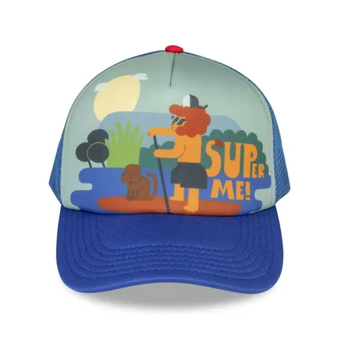 Czapka z daszkiem dla dorosłych i młodzieży Super Me Blue Large Cap DASHKI Cool Caps