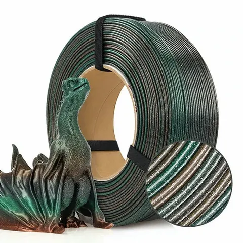 Filament ReFill PLA Galaxy Rainbow ROSA 3D 1.75mm Terra 1kg