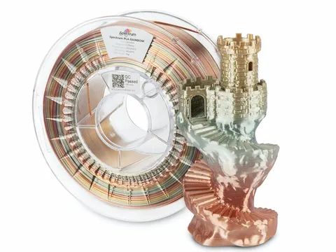 Filament PLA SILK Rainbow Spectrum 1.75mm Ancient 1kg