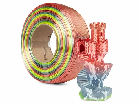 Filament ReFill PLA SILK Rainbow Spectrum 1.75mm Fusion 1kg