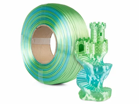 Filament ReFill PLA SILK Rainbow Spectrum 1.75mm Ocean Melange 1kg