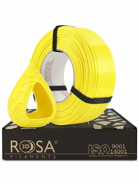 Filament ReFill PET-G Standard HS ROSA 3D 1.75mm Bright Yellow 1kg