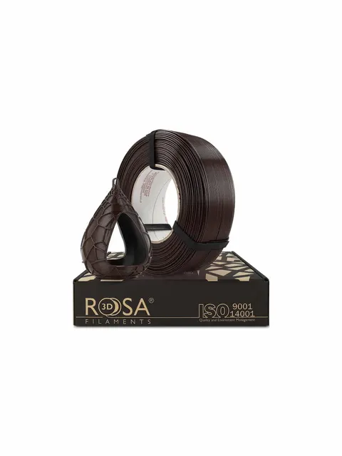 Filament ReFill PET-G Standard HS ROSA 3D 1.75mm Chocolate Brown 1kg