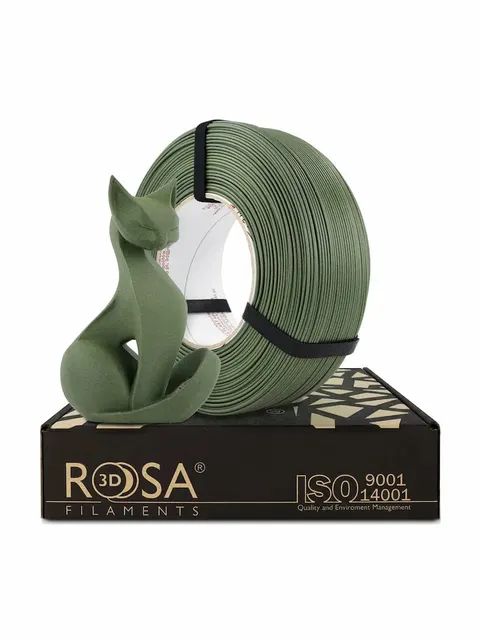 Filament ReFill PLA-CF Matt ROSA 3D 1.75mm Olive Green 1kg