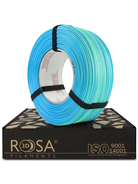 Filament ReFill PLA Magic Silk ROSA 3D 1.75mm Neon Blue Lagoon 1kg