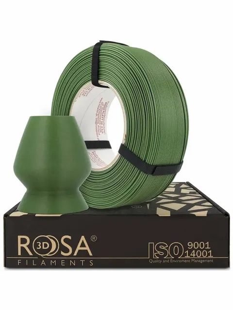 Filament ReFill PLA-CF Matt ROSA 3D 1.75mm Matcha Green 1kg