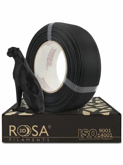 Filament ReFill PLA Speed Matt ROSA 3D 1.75mm Black 1kg