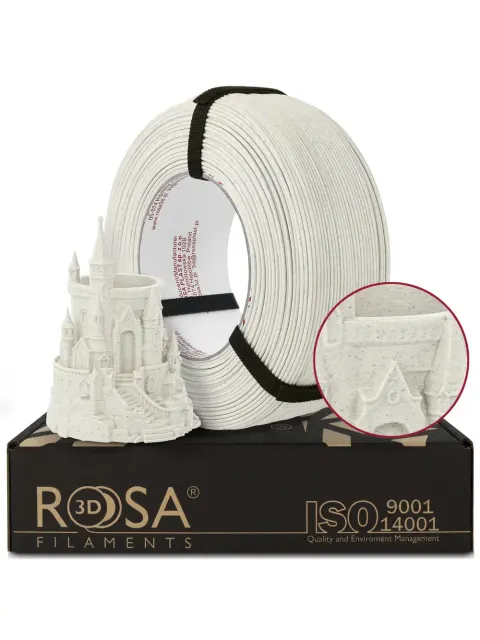 Filament Rosa ReFill PLA SpeedMatt Marble Ivory 1,75 mm 1 kg