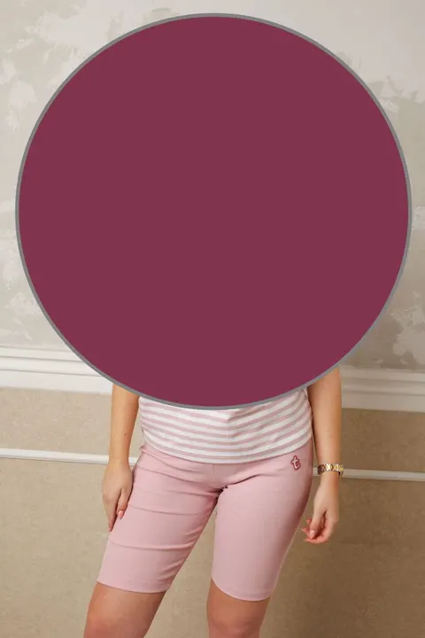 Kolarki damskie RIB prążkowane BERRY