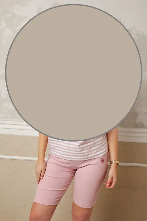 Kolarki damskie RIB prążkowane BEIGE
